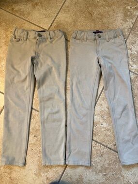 French Toast Kids Light Beige uniform Pants Duo